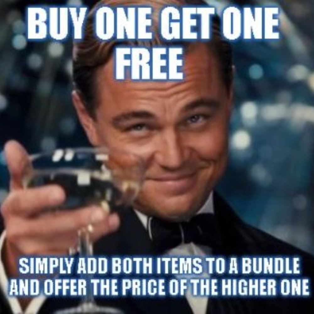 💰 BUY ONE GET ONE FREE !! 💰